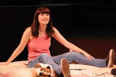 Pictured: Marielle Heller appearing as Minnie in her adaptation of Phoebe Gloeckner's